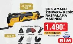 SGS ÇOK AMAÇLI ZIMPARA-KESİCİ RASPALAMA MAKİNESİ 23 PARÇA SET 310 W